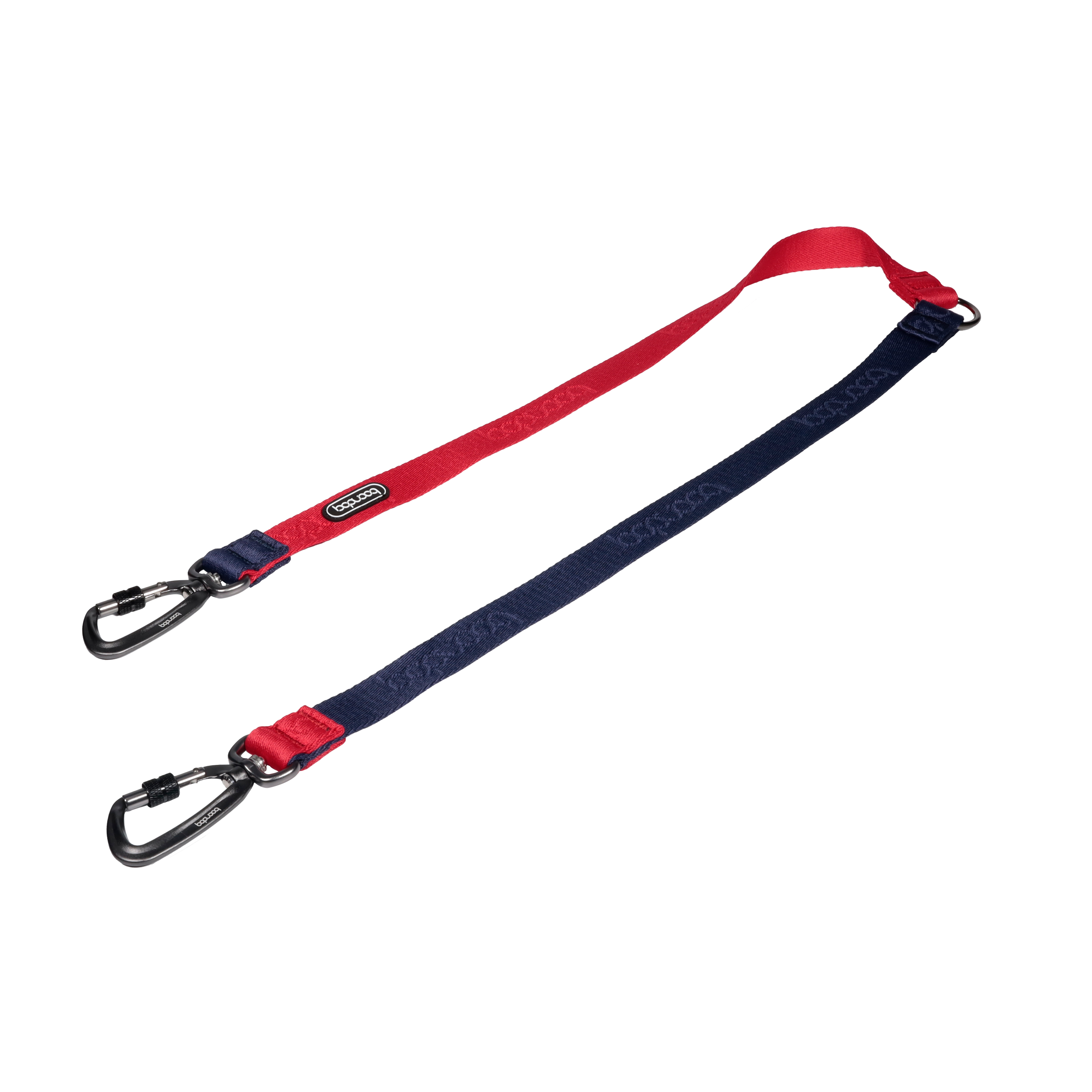TwinLeash(Carabiner)_Navy&Red